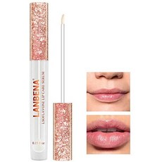 LANBENA Lips Care Serum Lips Moisturizing Plumping Cream Making hot Doodle Lips Reduce Fine LinesRepair Necrotic Skin Transparent, 본문참고, Color = Transparent