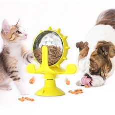 반려동물 강아지 고양이 사료놀이 장난감 사료볼 간식볼 사료통 간식통 토이 신개념 노즈워크, 민트, 1개