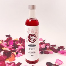 이너뷰티 유기농 장미 수제청 수복 과일청 꽃청 답례품 선물, 1개, 1개입, 350ml