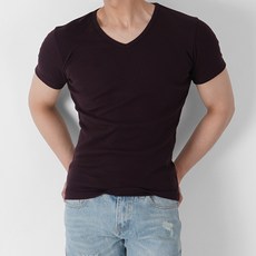 [비투디엠] 탄력좋은 남자 반팔 남성 티셔츠 면 스판