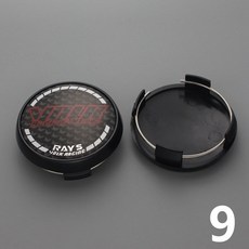 Volk rays 휠 센터 캡 자동차 커버 enkei 레이싱 ssr 로고 엠블럼 허브 4 개 65mm/60.5mm 클립, 09 9, 4개