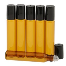 STK여행 에센셜 오일 향수 병 6 조각 10ml 빈 유리 롤