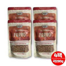 고대 곡물 파로 FARRO 이탈리아 엠머 밀, 4개, 280g