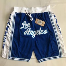 NBA 농구반바지 5부 유니폼 농구복 농구바지 쇼츠, 레이커스 블루, 1개