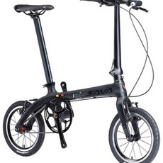 SAVA 사바 14 인치 변속 단속 접이식 자전거 giant 펫 SUVD16 몽구스 mtb 다혼스피드D9 사바파이크 k3 팻바이크 자이언트, 탄소섬유프레임프론트