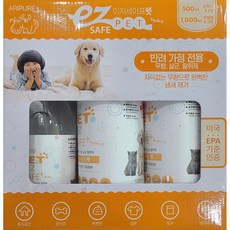 코스트코 이지세이프펫 스퀘어 반려 가정 탈취제 살균제 500ml + 100ml x 2개, 1개 - 이지세이프펫