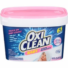 옥시크린 OxiClean Baby 옥시 클린 베이비 아이옷 얼룩 제거 Stain remover 3 lb(1.37kg), 1개