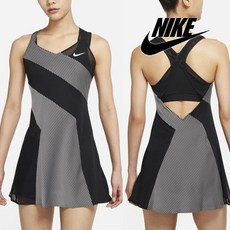 나이키코트 스포티한 여성 테니스 민소매 원피스