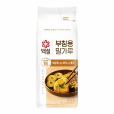 [메가마트]CJ 백설 부침용 밀가루 1kg, 1개