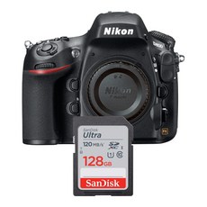 니콘 D800 DSLR 카메라 메모리카드 샌디스크 울트라SD 128GB