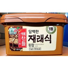 월드킹식자재 재래된장(해찬들 1K)X4 | 미화된장 찬마루된장, 1
