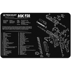 TekMat H&amp;K P30암 클리닝 매트 11×17인치 두꺼운 타케오 방수 한도 간 클리닝 매트 부분도와 설명서