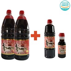 홍게간장 레드 1.8L 2EA + 레드 700ml 세트, 1세트