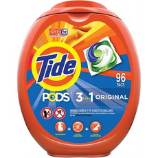 Tide PODS 타이드 포즈 세탁 팩 캡슐 세제 오리지날 대용량 (96개입)