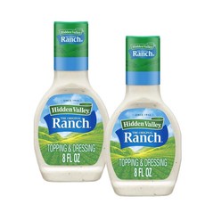 히든벨리 오리지널 랜치 샐러드 드레싱 앤 토핑 Hidden Valley Original Ranch Salad, 2개, 237ml
