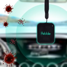 더메이드 페블 Pebble 이시국 필수템!! 강력하고 안전한 산소계 이산화염소사용 99.9% 공기살균 탈취 / 차량용 탈취제 공기청정 담배냄새제거 1개