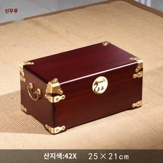 유기 제기보관함 목기함 제기 차례 팩 반닫이 보관함 제기장, 멧가지색42×25×21cm