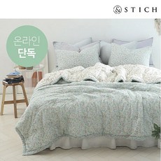 앤스티치 AK수원점 앤스티치 온라인 단독! 프리안2 면 워싱 차렵이불S, 블루(33)