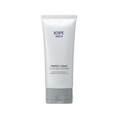 아이오페 맨 퍼펙트 클린 올인원 클렌저125ml 남성 세안제 징폼 옴므 팩 마사지, 1개
