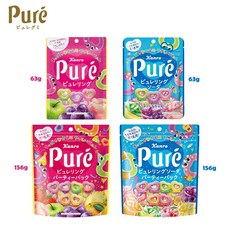 일본 kanro pure 칸로 퓨어링 퓨어젤리 퓨레링 63g 6개 세트, 퓨레링소다 63g 2개, 퓨레링소다 63g 2개, 퓨레링 63g 2개