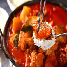 닭도리탕 1kg+1kg 순살 닭볶음탕 간편 음식 밀키트