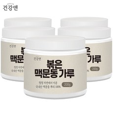 건강앤 국내산 충남 청양군 볶은 맥분동 분말 200g 계량스푼 증정