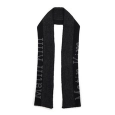 마뗑킴머플러 MATIN STRIPE MUFFLER IN BLACK 목도리 겨울코디 방한