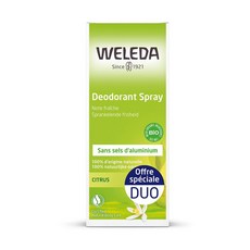 벨레다 감귤류 데오도란트 효과 24시간 2x Weleda Citrus Deodorant Efficacite 24h 2x, 2개, 100ml