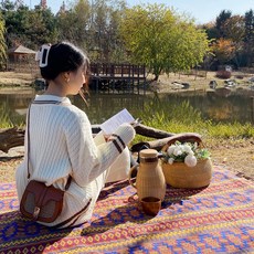 플캠 캠핑용 블랭킷, 고에르패턴