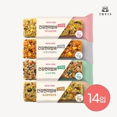 쥬비스다이어트 쥬비스 건강현미밥바 단백질 90g x 14개입 맛선택, 2.소고기깻잎(14개),상세 설명 참조