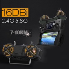 Mavic Pro 스파크 안테나 WiFi 신호 범위 부스터 익스텐더 16DBI 2 4/5 8DJI 드론 액세서리를 위한 GHz 원형 편광 원형 편광기 확장 와이파이, 없음