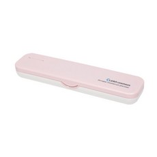 크린챔버 UV-C LED DK-900 BAT+USB충전겸용 휴대용칫솔살균기 (국내제조), 핑크