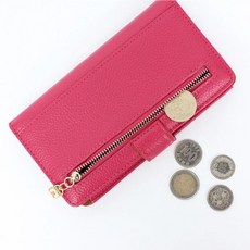 소가죽통장파우치