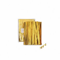 Kimspp 다용도 골드 빵끈(10cm) 약500개입 칼라끈 쿠키포장끈 봉지포장끈 칼라타이 트위스트타이, 1개, 상세페이지 참조, 상세페이지 참조