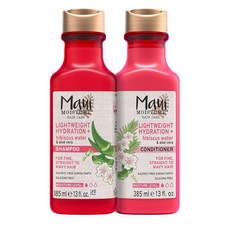 Maui Moisture 경량 하이드레이션 + 히비스커스 샴푸 컨디셔너 데일리 모이스쳐 염 없음 335.6ml(13온스), 샴푸 + 컨디셔너, 1개