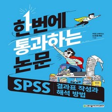 spss결과표작성과해석방법