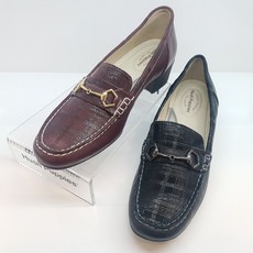 [허시파피] 여성 체크무늬 드레스 로퍼 4cm
