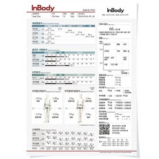 인바디470 용지 결과지 종이 프린트 출력표 500매
