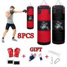 연습용 격파 판미트 boxing bag 채워지지 않은 샌드백 피트니스 홈 파이터 훈련, c 120cm 블랙