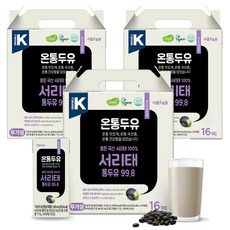 온통두유 국산 무설탕 검은콩 당뇨 영양식, 48개, 190ml