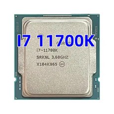 LGA 1200 CPU 8 코어 16 스레드 I7 11700K I7-11700K 지지대 Z590 3.6GHz 16M 125W, 1)CPU - 11700k