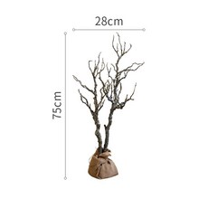 선 시든 나무 시뮬레이션 공장 대규모 예술 장식 장식품 꽃 조경 창 디스플레이 소품, 선 시든 나뭇 가지 (소), 마른 가지