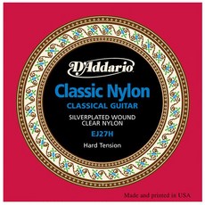 Daddario - Classic Nylon Hard Tension / 클래식기타 스트링 (EJ27H)