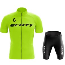 스콧 사이클링 저지 세트 반팔 통기성 남성 MTB 자전거 의류 Maillot Ropa Ciclismo 유니폼 수트 여름, 08 Summer Cycling set