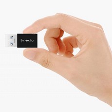 USB A TO C타입 변환 젠더 충전 U-ATC-1, USB A to C타입 변환젠더(블랙)