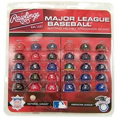 미국직배송 Rawlings MLB Major League 야구 Deluxe 헬멧 Standings Board 미니 Red 00135, Red_One Size