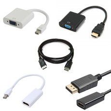 (주)승원전자 영상변환 컨버터 HDMI to VGA RGB컨버터 Mini DP 컨버터 모음, (HD-V05) DP to HDMI 1.8M케이블, 1개