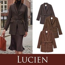[신세계TV쇼핑]루시앙 19FW 비젠티노 체크 코트 3종 택1