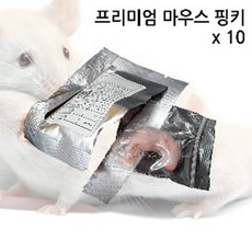 매직아쿠아 G-FARM 프리미엄 냉동 마우스 핑키 (L) 10마리