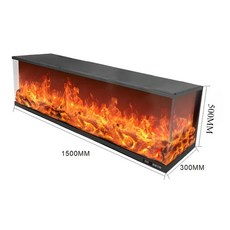 전기 모던 60 실내 현실적인 가장 1500mm 디지털 스토브 벽난로 서라운드 자연 인치 장식